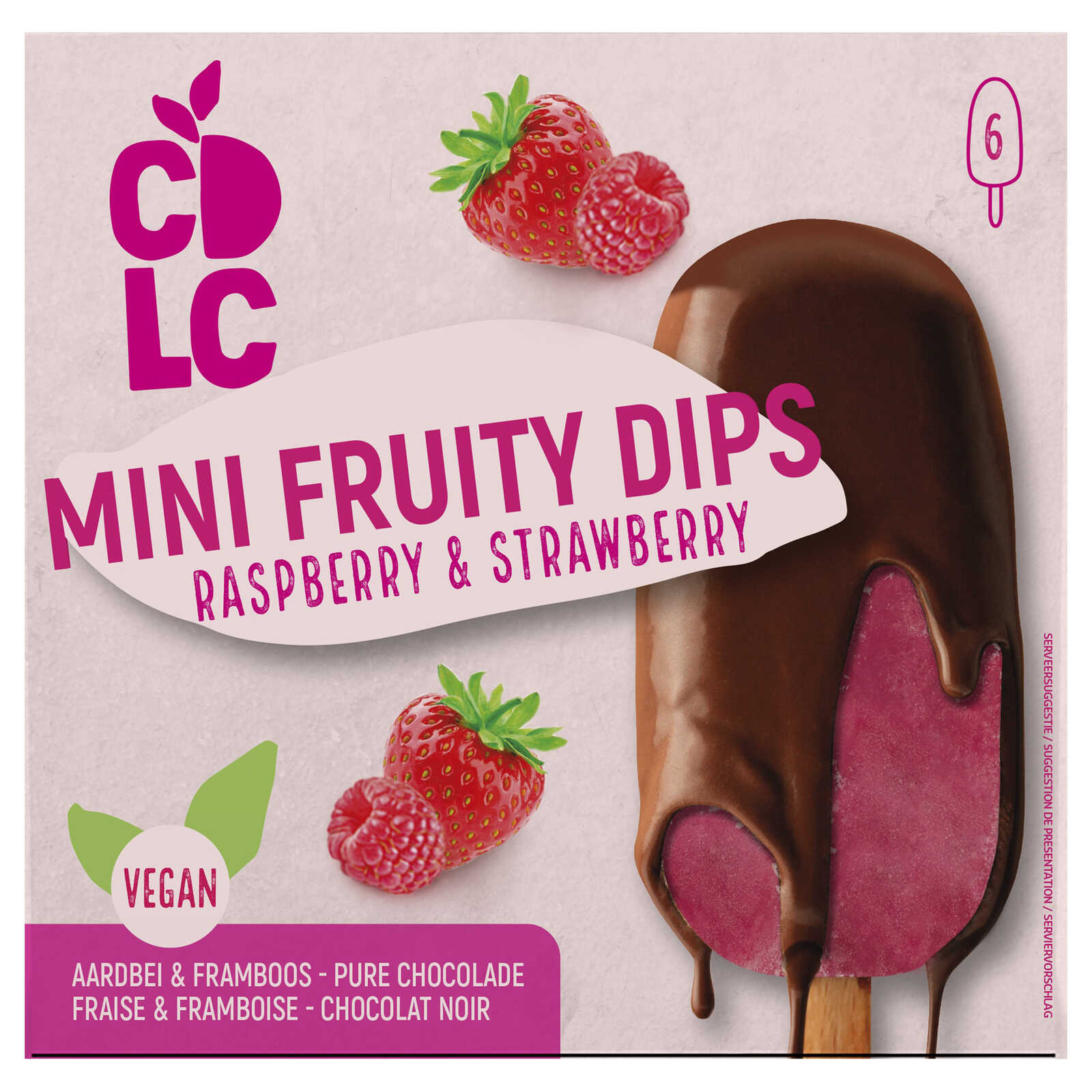 Crème de la Crème | Stick | Framboise | Chocolat noir 