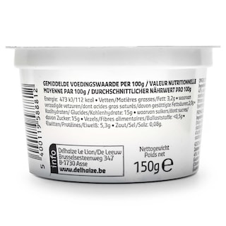 Delhaize | Opgeklopte verse kaas | Aardbei 
