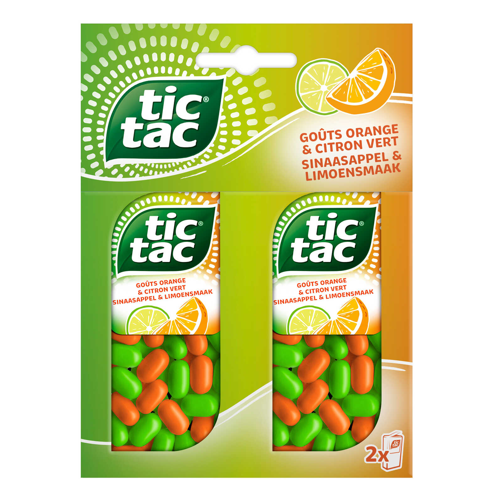 Tic Tac Pastille | Limoen | Sinaasappel | Duopack