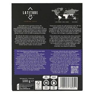 Latitude 28 | Café | Colombie | Caps | Fairtrade 