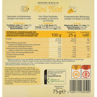 Delhaize | Twists | Mini | Boter-Kaas 