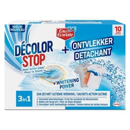 Eau Ecarlate | Blanc intense | Détacheur | 2 en 1 10 pc