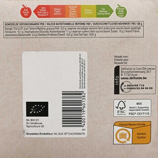 Delhaize | Bio | Pomme | Fraïche | Bio 600 gr