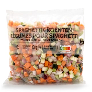 Delhaize | Spaghettigroenten | Zonder paprika 