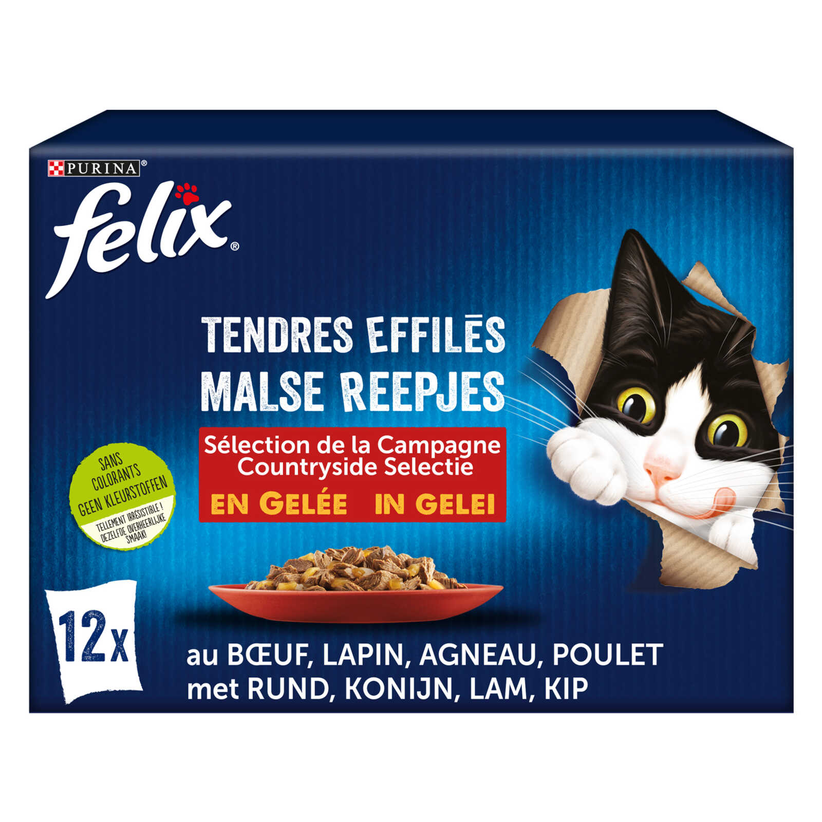 Felix Kattenvoeding | Adult | Gelei | Vlees
