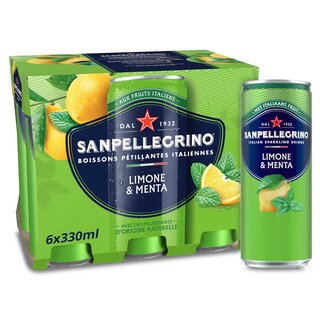 San Pellegrino | Limone e menta 6 x 33 cl