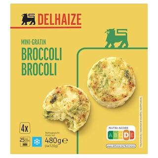 Delhaize | Gratin | Brocoli 4 x 120 gr