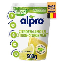 Alpro | Citroen-limoen | Plantaardig alternatief voor yoghurt 