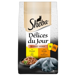 Sheba | Kattenvoeding | Saus | Gevogelte 
