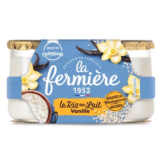 La Fermière | Vanille rijstpap 2 x 160 gr