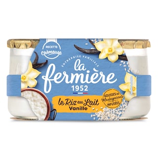 La Fermière | Riz au lait à la vanille 