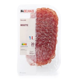 Delhaize | Rosette de pur porc | Tranches 100 gr