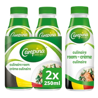 Campina | Crème | 20% M.G. 2 x 25 cl