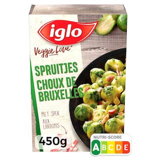 Iglo | Veggie Love | Choux de Bruxelles aux lardons 