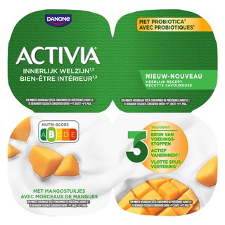Activia | Yoghurt | Mango | Bifidus | Probiotica 4 x 125 gr