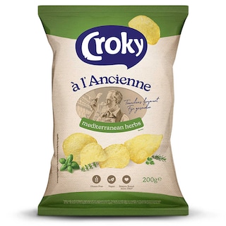 Croky | A l'ancienne | Chips | Mediterranean | Herbs 