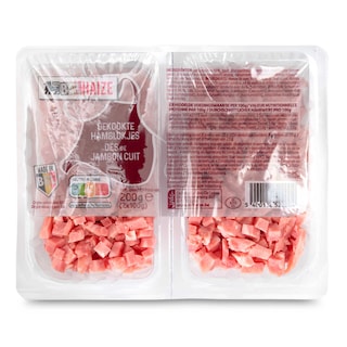 Delhaize | Gekookte hamblokjes | Max. 5% de graisses 