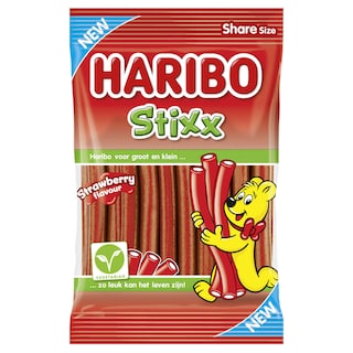 Haribo | Snoepjes | Stokje | Aardbei 