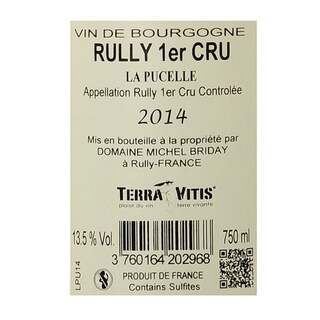 France - Frankrijk | Bourgogne - Côte Chalonnaise | Rully 1er Cru La Pucelle 2014 Wit 