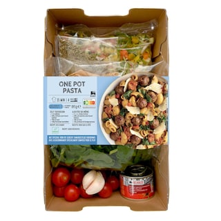 Delhaize | Boîte de repas | Pré-coupé| One pot pasta 