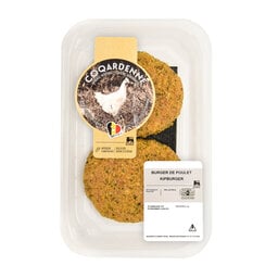 Delhaize | Burger Poulet maïs | Coqardenne +/- 250 gr