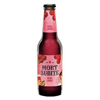 Mort Subite | Mort Subite|Bière Kriek Lambic|4% ALC|4x25cl|Bouteille 