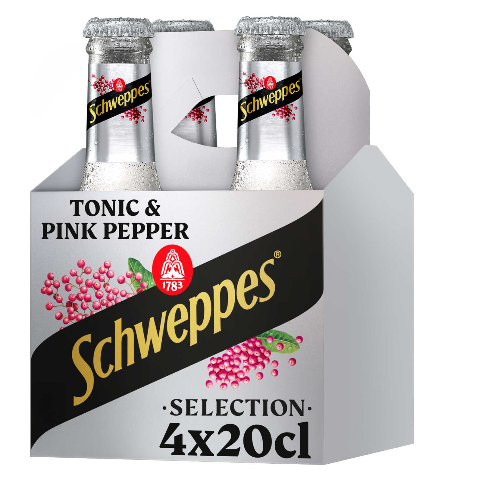 Schweppes 4x20cl | Tonic & pink pepper