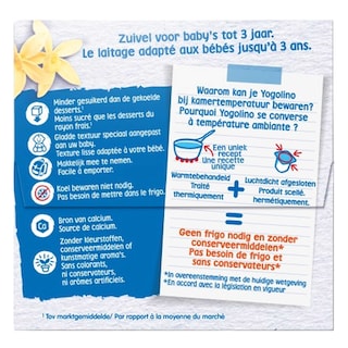 Nestlé | Yogolino | Laitage | Vanille | Bébé | 6 mois 4 x 100 gr