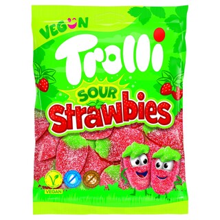 Trolli | Bonbons | Fraises | Acidulé 175 gr