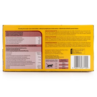 Delhaize | Aliment pour chats | Pouch | Senior | en sauce 12 x 100 gr