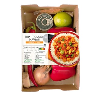 Delhaize | Maaltijdbox | Kip Hawai 