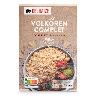 Delhaize | Riz | Brun | Long grain 1 kg