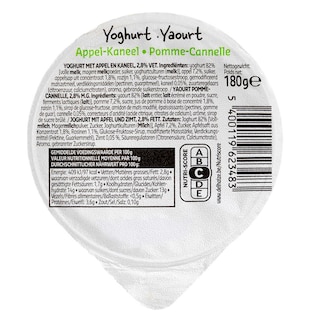 Delhaize | Yaourt | Entier | Pomme-Cannelle 180 gr