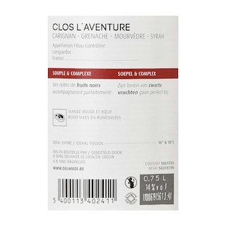 France - Frankrijk | Midi de la France - Fitou | Clos L'Aventure Rood 