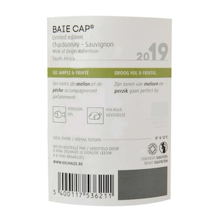 Afrique du Sud - Zuid-Afrika | Robertson | Baie Cap LTD ED Chardonnay/Sauvignon 19 