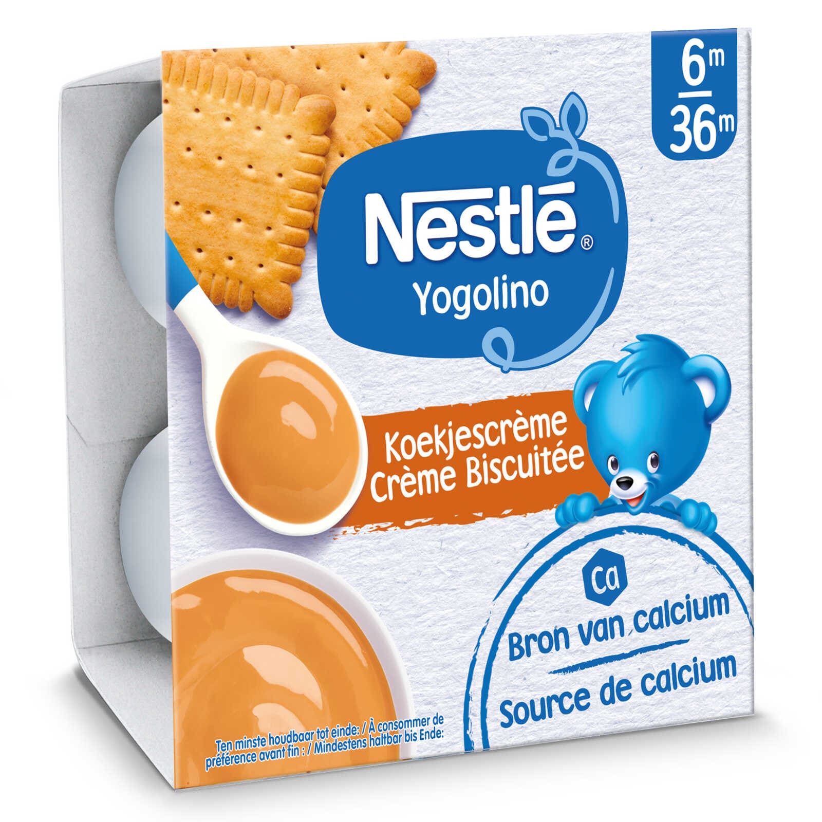 Nestlé Melkdessert | Koekjescrème | Baby | 6 m
