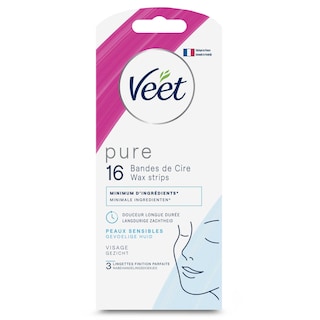 Bandes cire froide | Visage | Sensitiv