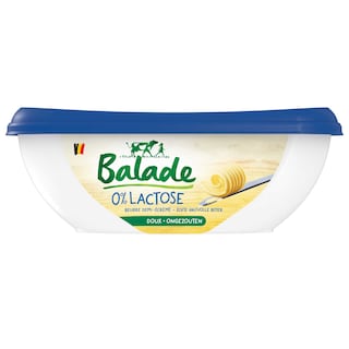 Balade | 0% Lactose | Smeerbaar | Boter 41% V.G. | 0% lactose 250 gr