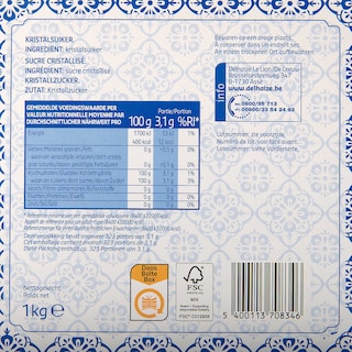 Delhaize | Suiker | Klontjes 