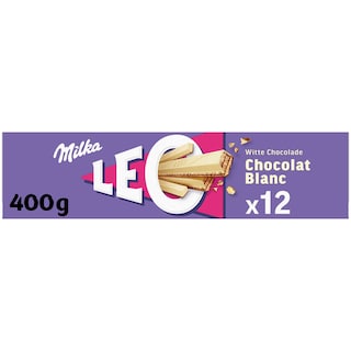 Milka | Léo | Biscuits | Gaufrettes | Chocolat Blanc 