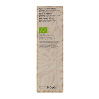 Delhaize | Bio | Pasta | Penne | Bruine rijst | Bio 