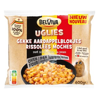 Belviva | Aardappelblokjes | Met schil 