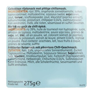 Delhaize | Snack | Cracker | Hot rice 275 gr