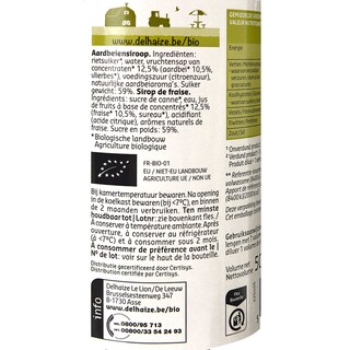 Delhaize | Bio | Siroop | Aardbei | Bio 