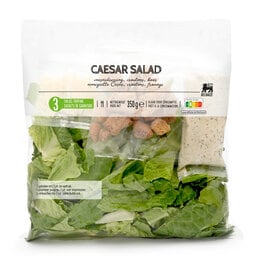 Salade césar avec dressing