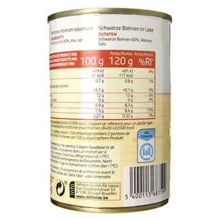 Delhaize | Haricots noirs 