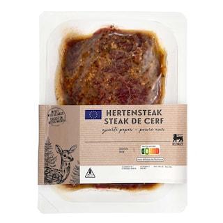 Delhaize | Steak de cerf | Poivre noir 