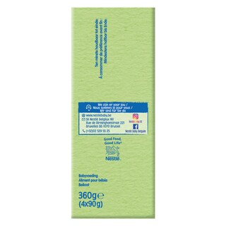 Nestlé | Baby Fruit | Gourde | 4 Fruits | 6 mois 4 x 90 gr