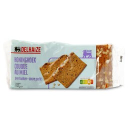Delhaize | Koek | Honing | Parelsuiker 500 gr
