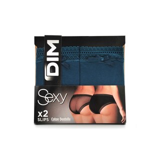 Dim | Slips Sexy Transparent | vert | 44/46 